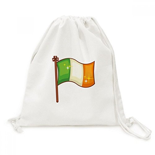 Sac cordon Irlande en toile résistant Saint-Patrick voyage