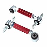 Racing Suspension Rear Upper Camber Kit Fit For 92-95 96-00 Honda Civic EG EK (Red)