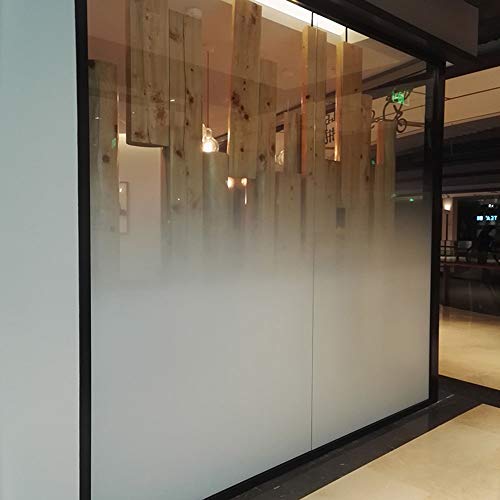 HOHOFILM 5ft by 16ft Roll Semi-Privacy One Way Gradient Window Film White Dot Glass Tint Door Glass Decoration Stickers Self-Adhesive Decoration Film