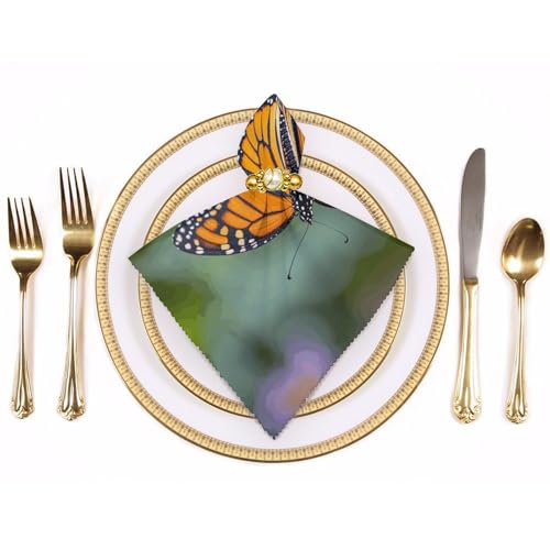 Servilletas de Tela Mariposa 4 uds 47.5x47.5 cm miniatura 3