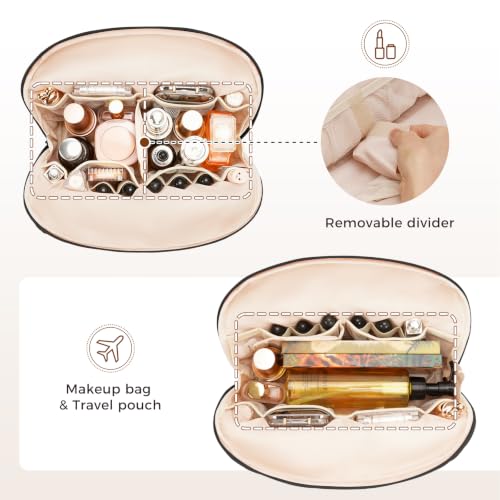 Wandering Nature Puffer Standing Fold-Down Toiletry & Makeup Bag (3 colors) - image 3