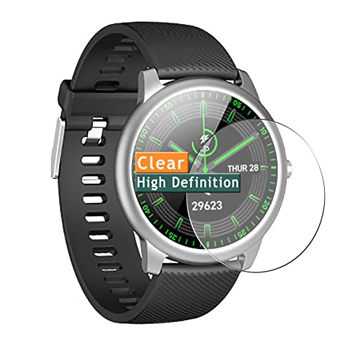 Vaxson 3-Pack Screen Protector, compatible with king wear KingWear KW40 Smartwatch smart watch TPU Film Protectors Sticker [ Not Tempered Glass ]
