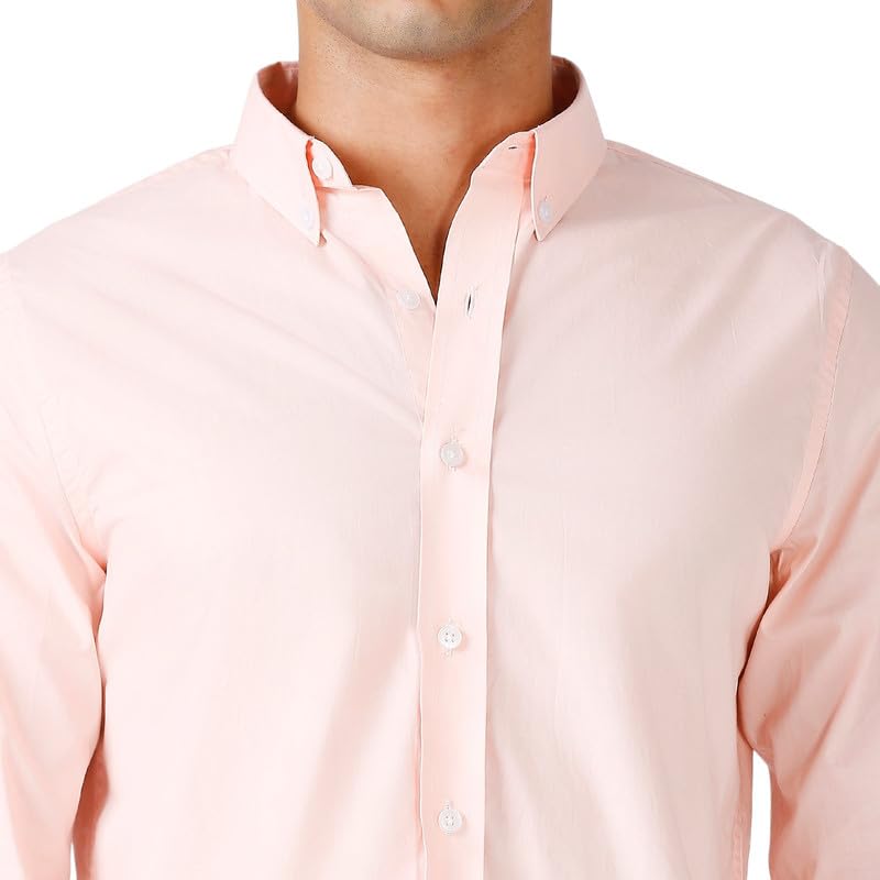Image of MARK & ALBERT Men's Cotton Formal Shirt