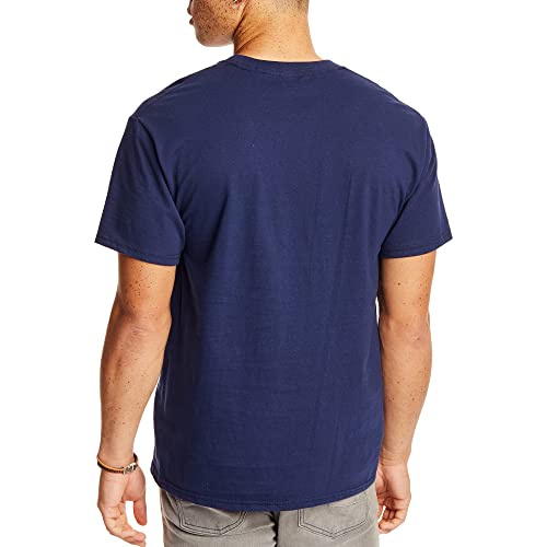 Hanes Mens Beefy-t Pocket, Heavyweight Cotton Pocket Tee for Men, Full-Cut T-Shirt, 1 Or 2 Pack - Image 3