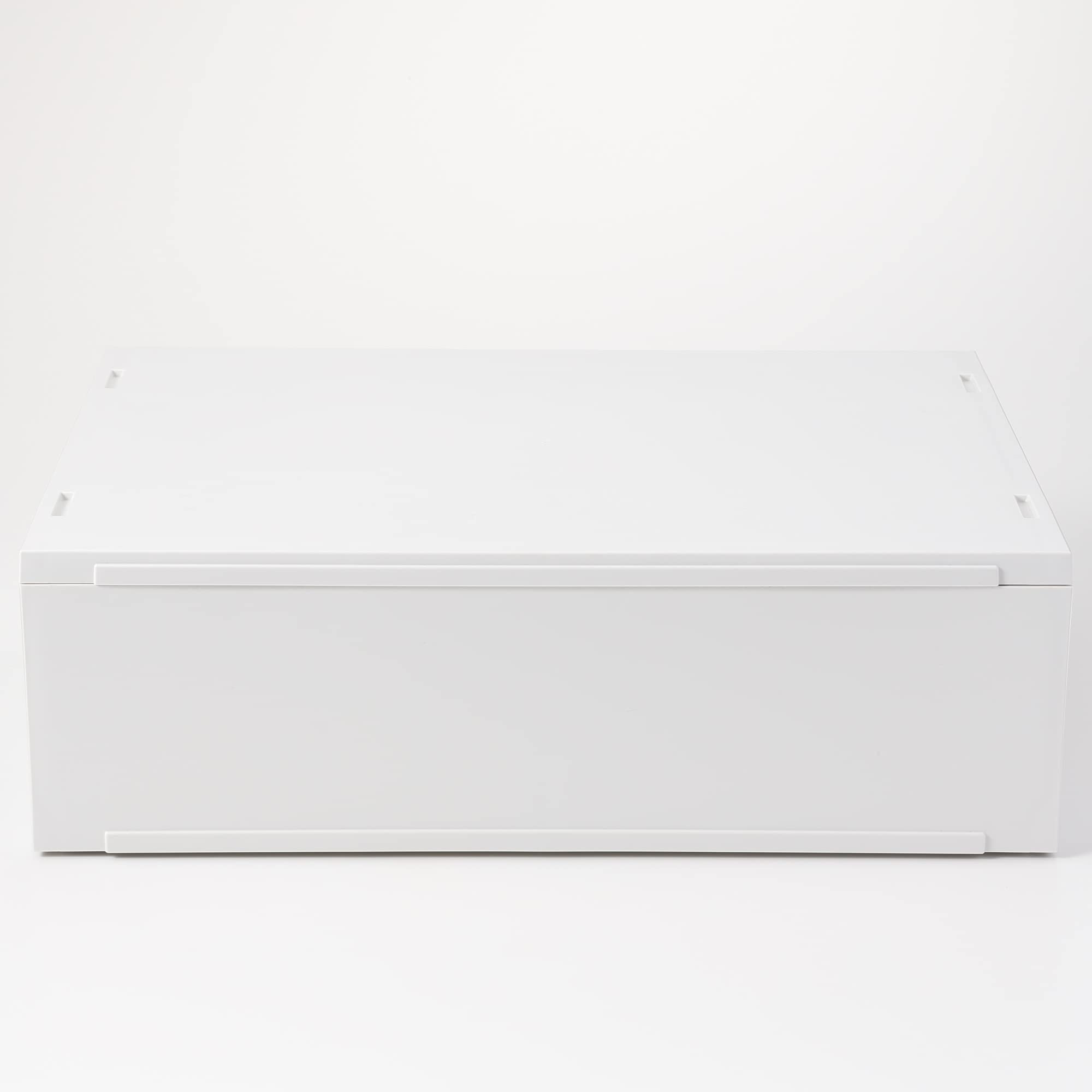 Amazon.co.jp: 無印良品 ポリプロピレンケース・引出式・横ワイド・浅