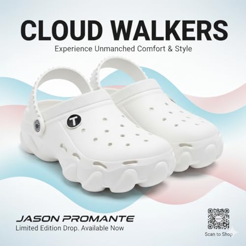 Image of TITTALS Clogs Ultra-Comfort Slip-On Clogs for Men & Women | Lightweight, Breathable, Anti-Skid Casual Sandals | All-Day Comfort Indoor /Outdoor Footwear
