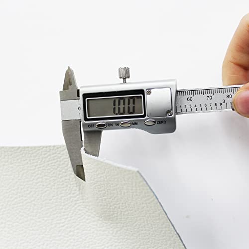 JPstraps - 100% Echtes Naturleder Regelmäßige Produktion für Lederarbeiten und Schneiderei Ideal für Handwerker, Designer, Handarbeiten, DIY oder Projekte mit Leder (Weiß, 25 cm x 20 cm)