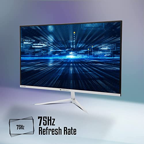 Image of ZEBRONICS A24FHD LED Monitor, 24 inch (60.96cm), 250 nits, 100Hz, Slim Design, FHD, 1080p, Wall Moun