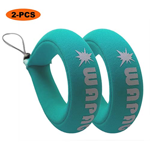 Waterproof Camera Float Strap WAPAG Universal Floating Wristband Buoyancy Belt for GoPro/Panasonic/Nikon COOLPIX/Canon PowerShot/Fujifilm FinePix/Waterproof Bag/Cell Phone - Turquoise