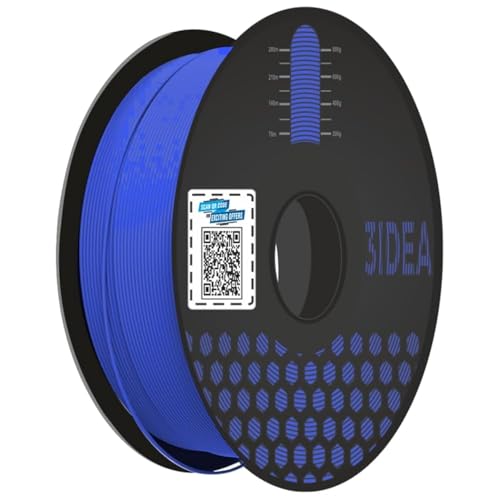 3 idea Imagine Create Print PLA+ 3D Filament 1.75 mm (Blue, 1 Kg)