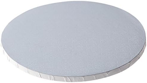 10" White Round Drum, 1/2"