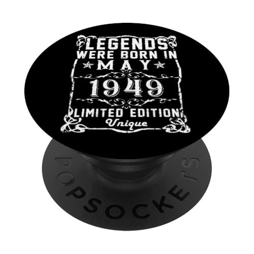 Cumpleaños Mayo 1949 Edición Limitada Regalo Legend May PopSockets PopGrip Intercambiable
