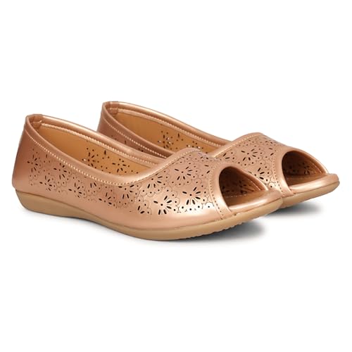 Image of Footshez Women's Black Ballet Flat | Women's Fashion Sandals Bellies-P