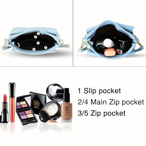 Image of SIBY Ladies Shoulder Purse (Aqua Blue)