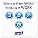 PURELL Advanced Green Certified Hand Sanitizer, Gentle & Free Foam, 535 mL EcoLogo Certified Sanitizer Table Top Pump Bottles (Case of 4) - 5791-04
