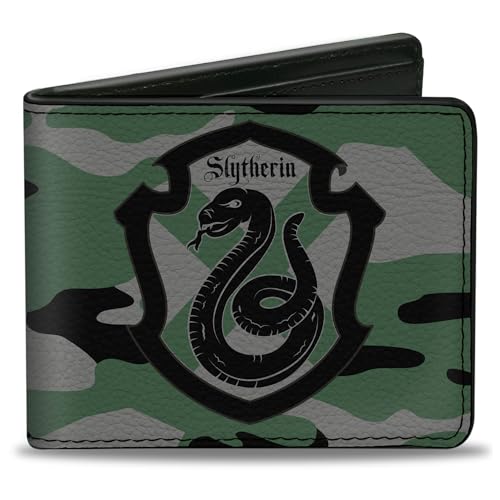 Buckle-Down Men's Bifold Wallet Harry Potter, 4.0