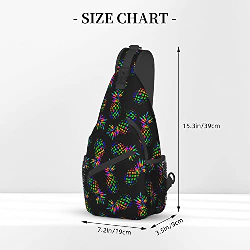 Image of Sling Backpack For Men Hiking Daypack Crossbody Shoulder Bag Travel Chest Pack | Hiking
