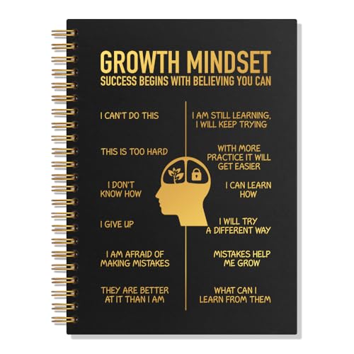 Journal d'affirmation Growth Mindset : cadeau amusant de santé mentale pour collègue