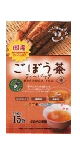 Amazon.co.jp: のむらの茶園 国産ごぼう茶 ティーバッグ 1.5g×15P 