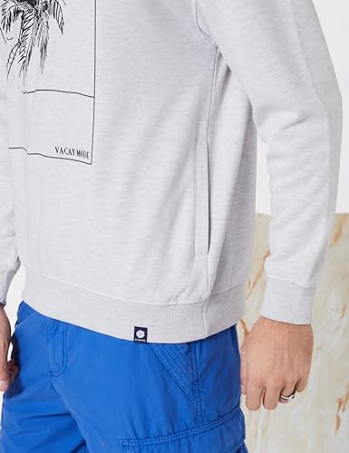 Image of Amazon Brand - Symbol Men Cotton Rich Light Weight Crew Neck Sweatshirt (Regular Fit)