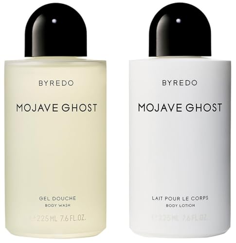 Byredo Mojave Ghost Body Wash and Body Lotion Boxed Gift Set 2 x 7.6 Fluid Ounces - 225 ml
