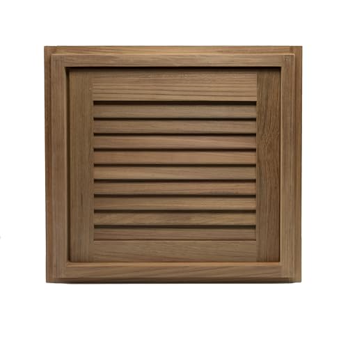 Porte et cadre en teck ouverture gauche menuiserie bois interieur