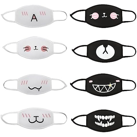 HIMI HIMIFASHION Cute Reusable Cotton Face Mask Cover