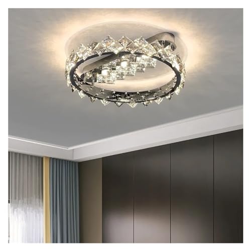 Concepteur plafond de luxe crystal avec eclairage moderne et chic tone a ton - 5
