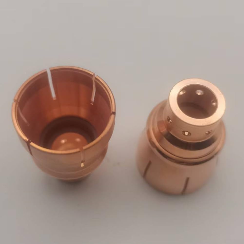 Consumibles para sopletes de corte por plasma, 2 uds 420399 reemplazo de Deflector cobre for antorcha Plasma aire Hypertherm PMX 30