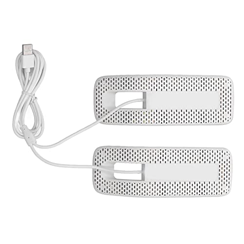Secador de zapatos eléctrico portátil USB blanco miniatura 7