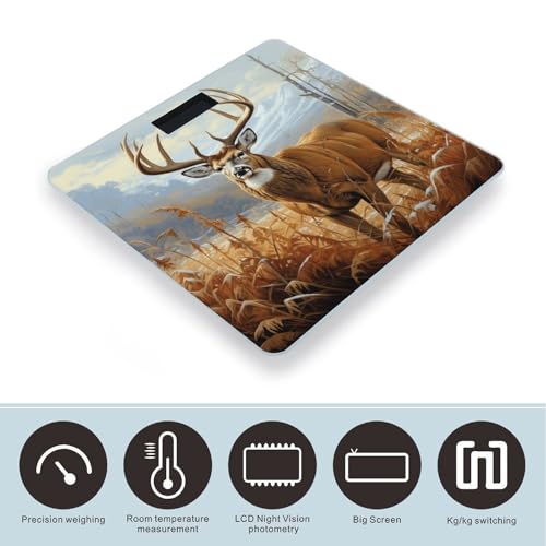 Báscula de Baño Digital de Alta Precisión Buck Deer miniatura 3