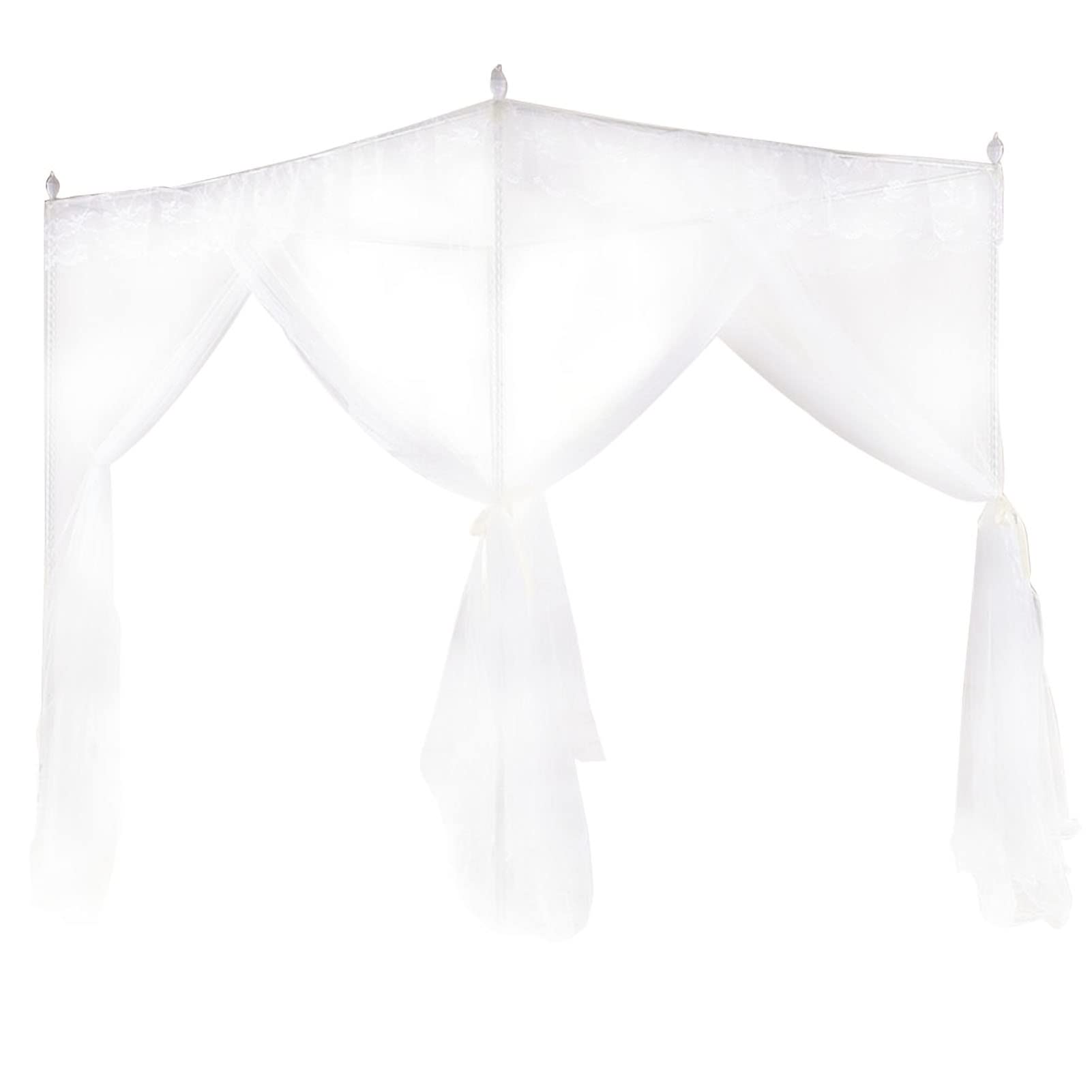 Zanzariera a Angoli, Zanzariera Per Letto, Zanzariera a Baldacchino Per Scoraggiare Zanzare, Insetti E Altri Insetti(150 * 200 * 200)