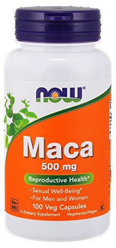 Now Foods Maca, 100 Capsules / 500mg (Pack of 2)