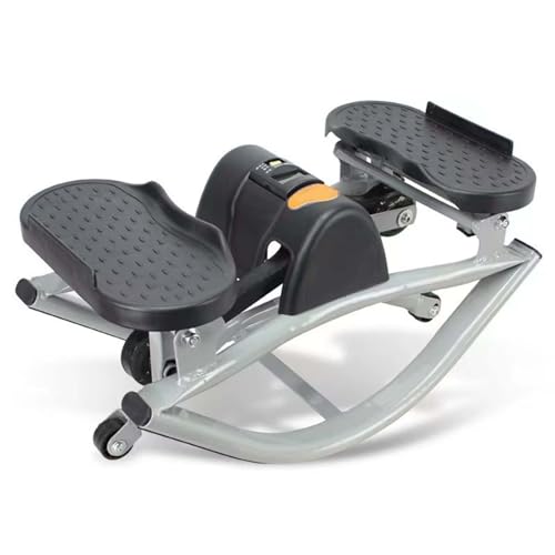 Máquina de ejercicio mecedora portátil para el hogar y el gimnasio, entrenador de piernas de lado a lado, abdominales y glúteos para hombres y mujeres, equipo de fitness compacto para apartamentos