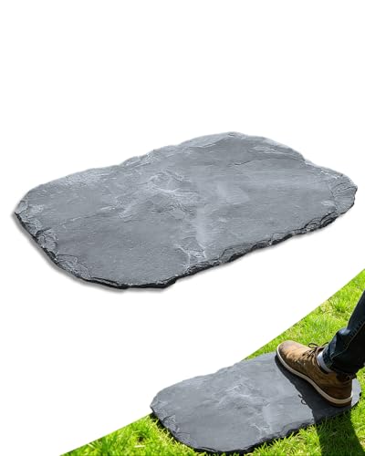 1 Pc Natural Stepping Stone Outdoor Irregular Garden Stepping Stone 1216 Walkway Paving Stone for Lawn Yard and Patio Landscaping Decor