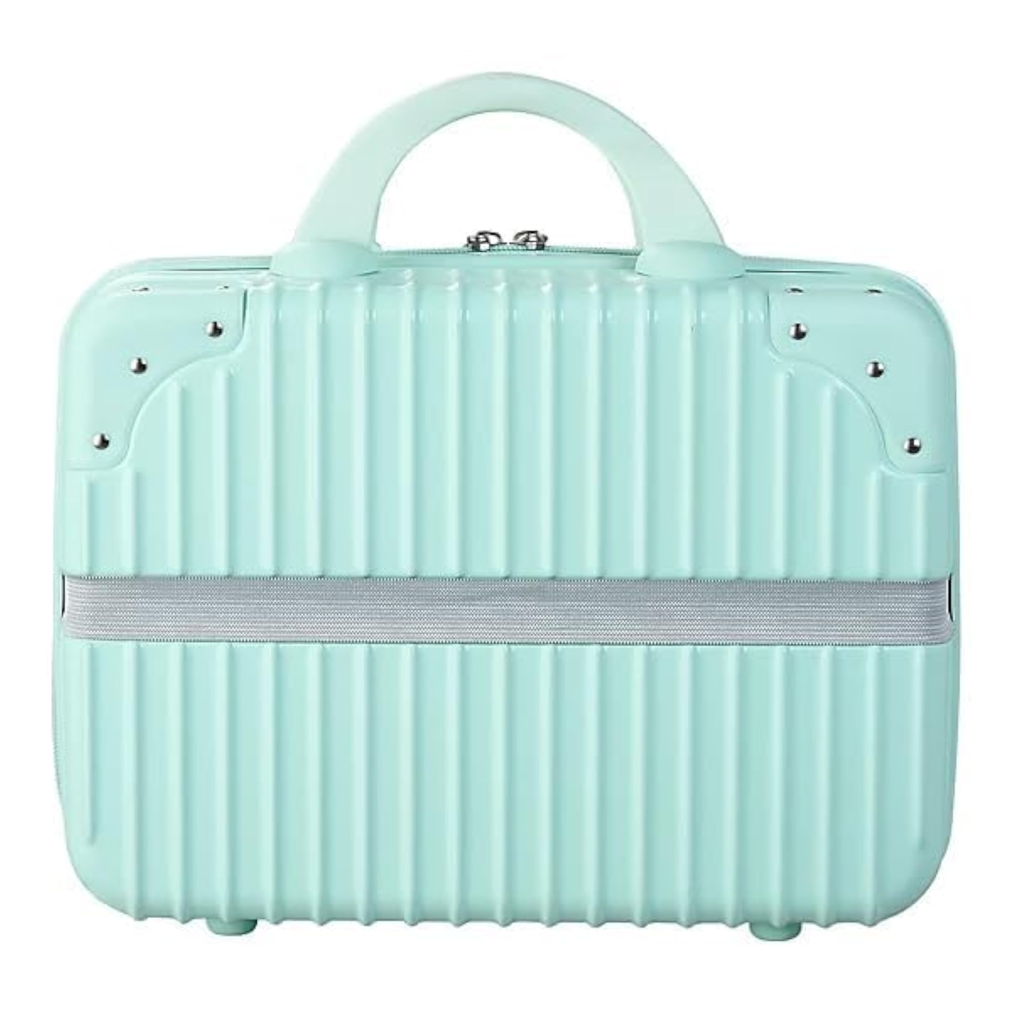 14 Inch Hard Shell Cosmetic Carrying Case, Mini Travel Bag