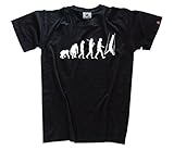 Shirtzshop Herren Standard Edition Turnen Ringe Evolution T-Shirt Schwarz XXL
