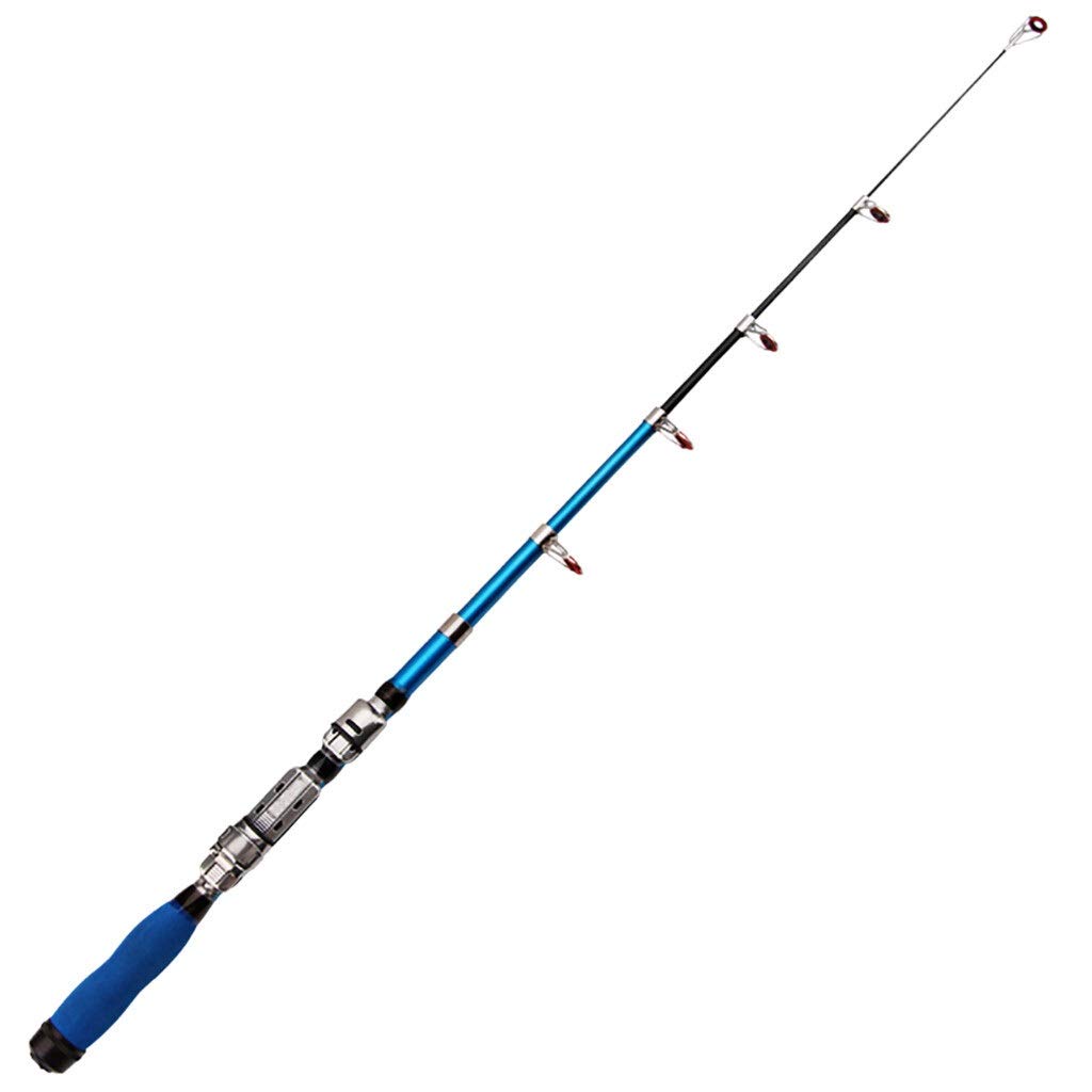 Mini Super Light Duro de Fibra Carbono la Mano caña Pescar telescópica Corriente Barra Giro Polo Sea Pequeño