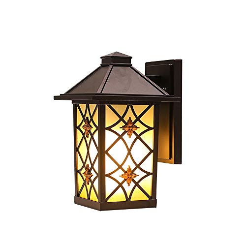 Éclairage carré moderne et lanterne de façade en aluminium étanche IP54 - 2