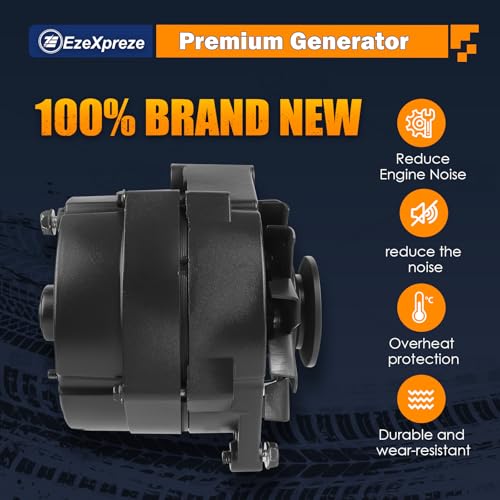 Image of Ezexpreze 120A Upgraded 1 Wire GM Alternator New Self Exciting High Output 10SI SBC BBC for Chevy ADR0335 334-2114 ADR0325 7127-SE105 400-12340 20-102-7