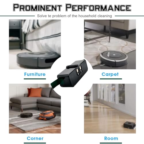 Akku für iRobot Roomba Ersatzakku für Roomba,6400mAh Li-Ion akku für iRobot Room-ba 500 600 700 800 Serie Ersatzakku Passt R3 irobot 581 450 700 605 621 880 785 Akku