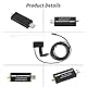 Hikity Dab/Dab Adapter + USB Auto, Dongle Dab im Auto, Digitalradio Dab USB-Stick 2.0 Dab mit DAB-Antenne für Android Autoradio