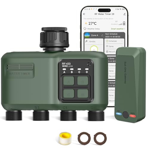 Shrivee 4 Zone WiFi Water Timer