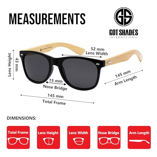 Wholesale Bamboo Sunglasses Retro 80's Wood Sunglasses Men-Cool Sunglasses for Men & Women-10 Pack4