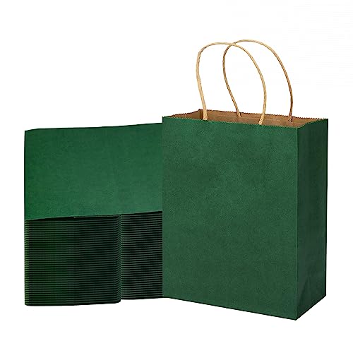 MOZRRO Gift Bags Review: Are These Forest Green Paper Bags the Perfect Choice for Your Next Event?