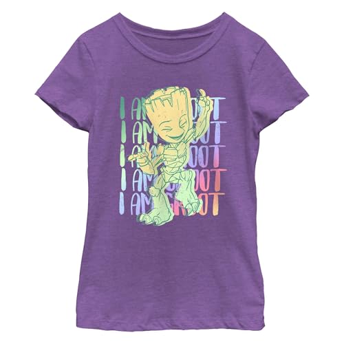Marvel Groot Stack Girls Short Sleeve Tee Shirt