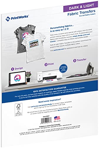 Printworks Fabric Transfers Variety, Dark/Light #TOP1