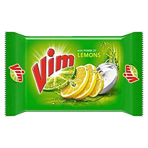 Image of Vim Lemons Dishwash Bar, 95g (Pack of 4)