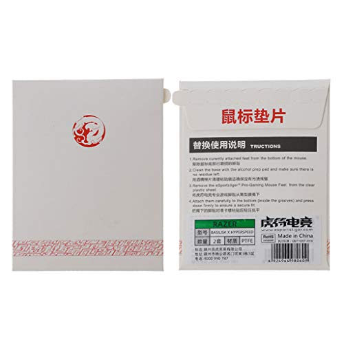 lehaha Tiger Gaming Mouse Feet Skate Compatível com Razer Basilisk X Hyperspeed Curve Edge