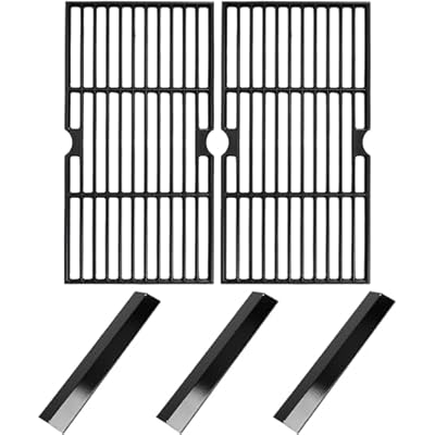Hisencn Grill Parts for Oklahoma Joe's Longhorn Combo Grill 3-Burner 15202029 16202046 14201767 18202083 12201767 20209029, Oklahoma Joe Grill Grates, Heat Plate Flame Tamer